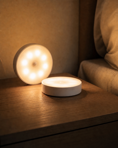 Veilleuse rechargeable en USB avec détecteur de mouvement avec ou sans Interrupteur
